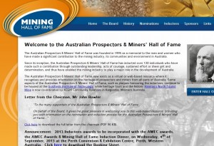 Mining Hall of Fame