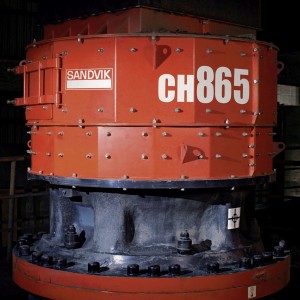 Sandvik medium-sized cone crusher is specially designed for high-reduction tertiary and pebble crushing (PRNewsFoto/Schenck Process GmbH)
