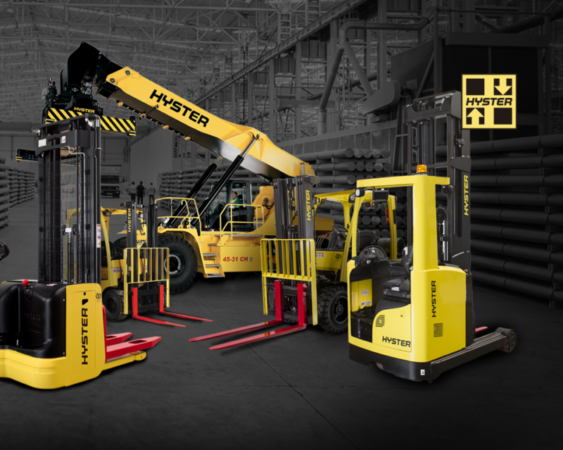 HYSTER® LANÇA SIMULADOR DE APLICAÇÕES PARA EMPILHADEIRAS