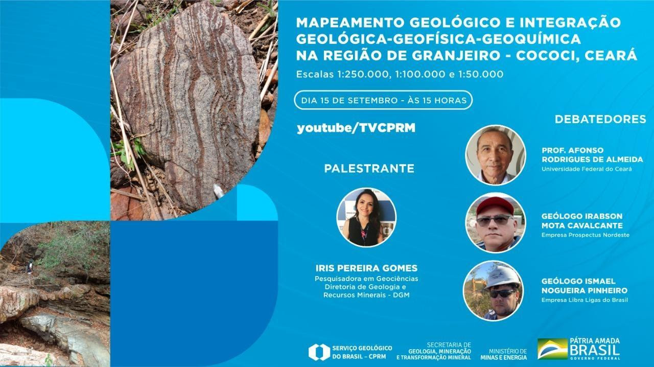 SGB-CPRM DIVULGARÁ DADOS GEOLÓGICOS DA REGIÃO SUL DO CEARÁ