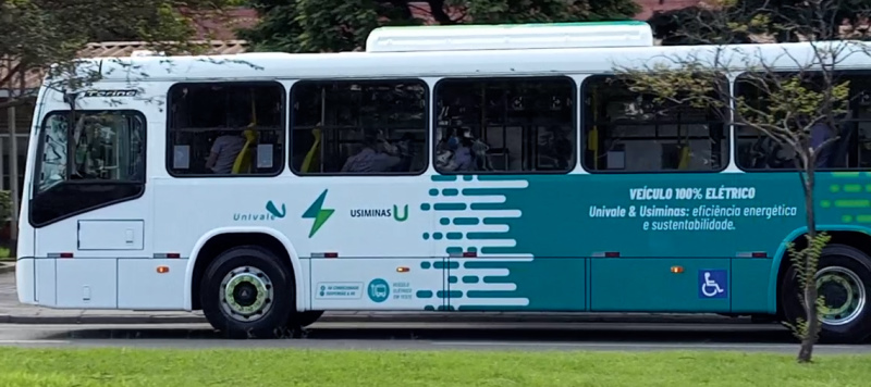 USIMINAS INVESTE EM ENERGIA LIMPA E INICIA TESTES COM ÔNIBUS ELÉTRICO