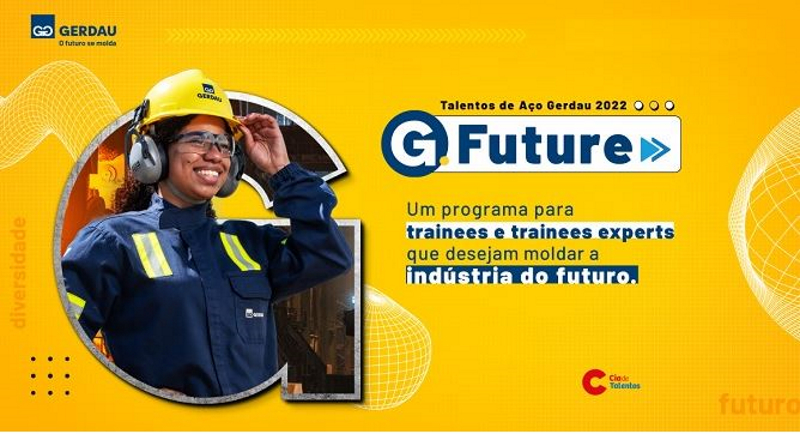 GERDAU TEM VAGAS DE TRAINEE EXPERT PARA MULHERES 