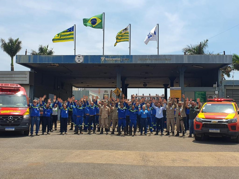 SIMULADO DE SITUAÇÃO DE EMERGÊNCIA EM BARRAGENS