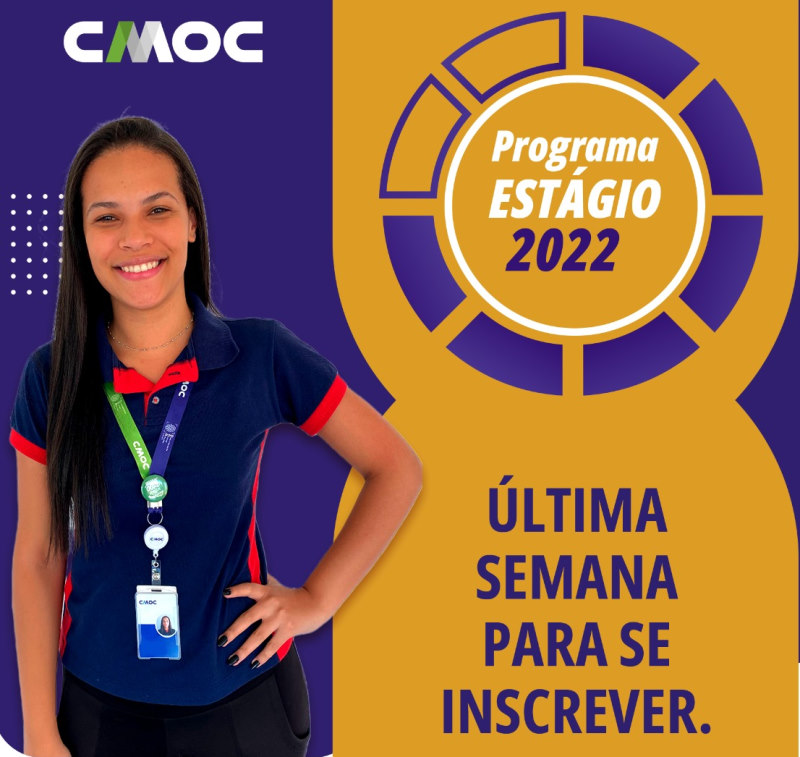 CMOC ABRE INSCRIÇÕES PARA PROGRAMA DE ESTÁGIO